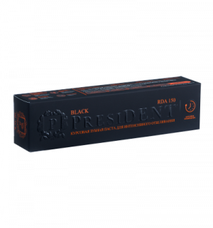 зубная паста PRESIDENT Black (150 RDA) 50 мл *r